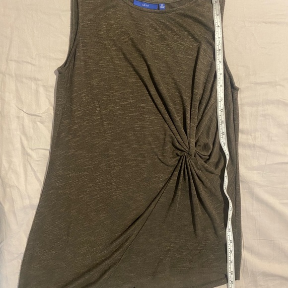 ⏰ Apt 9 - sleeveless business casual synched top - M - Picture 2 of 7